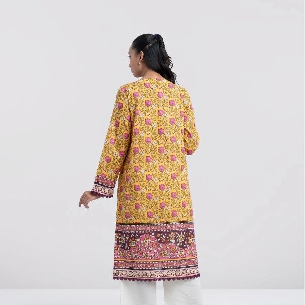 Smart Fit Digital Printed One-Piece Lawn Kurta - Image 2